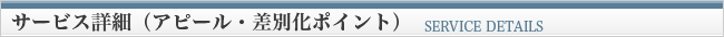 サービス詳細
